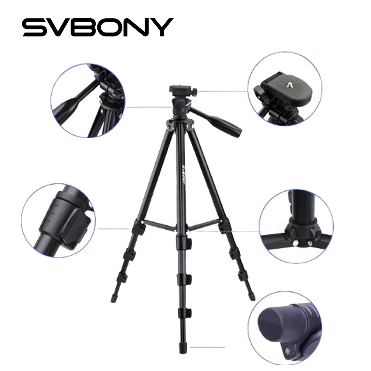 Photography Pro - SVBONY SV101 Photography Universal Tripod Adjustable
